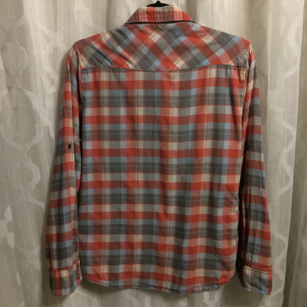 Jach’s Girlfriend Flannel Snap Tab Shirt - Picture 2 of 8